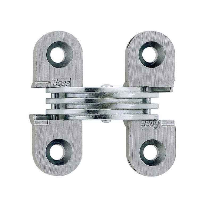 SOSS 114 Series 1-1/2" Invisible Hinge for Metal Cabinet Applications