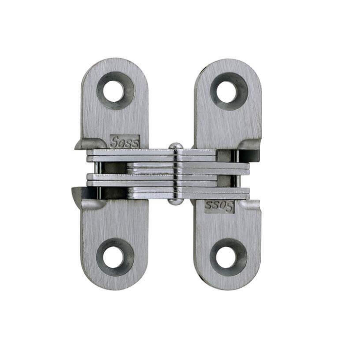 SOSS 203 Series Invisible Hinge, 1-3/4" with 180° Swing for Wood or Metal Doors