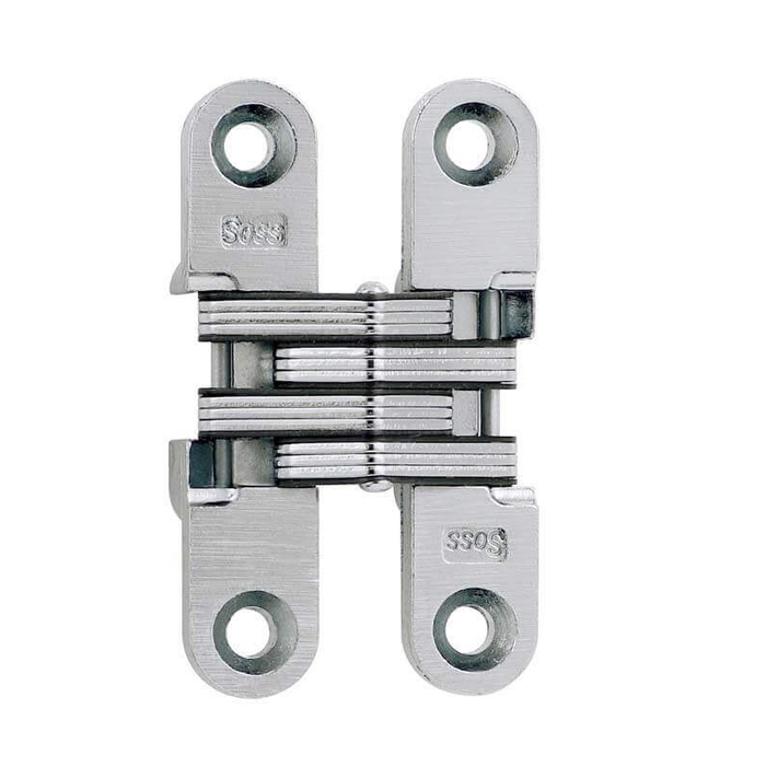 SOSS 204 Series Invisible Hinge, 2-3/8" with Nylon Links, 1 Pair Carded