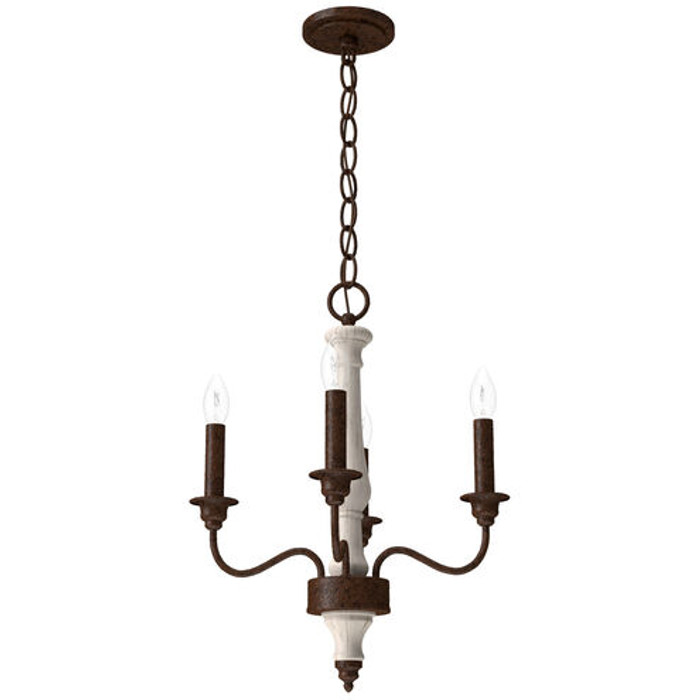 Hunter Lighting Teren 4 Light Mini Chandelier