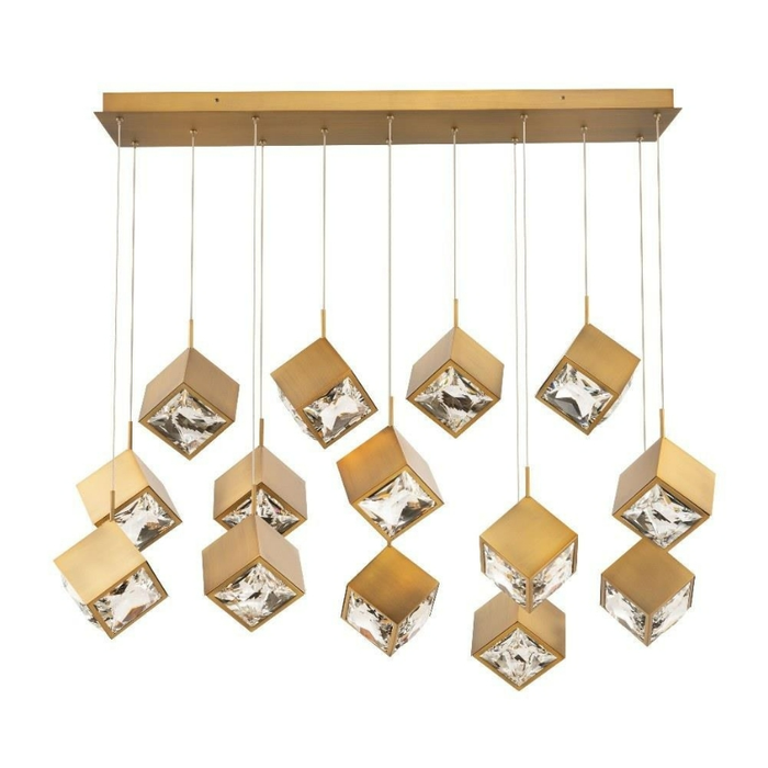 WAC Lighting PD-29315R Ice Cube 15-Light Round Multi-Light LED Pendant