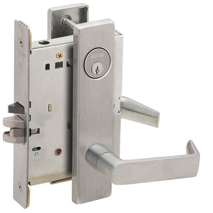 Schlage Schlage LV9071 - Vandlgard Classroom Security Mortise Lock - Grade 1 Non-Deadbolt Function Double Cylinder Keyed Lever Lock SCH-LV9071-KEYED