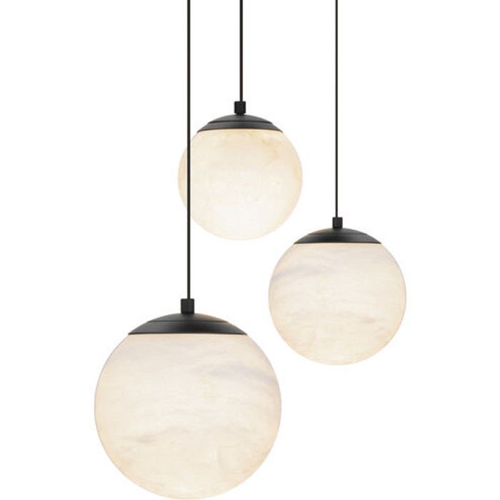 Modern Forms PD-34403R Pisces 3 Light 12" Pendant Ceiling Light