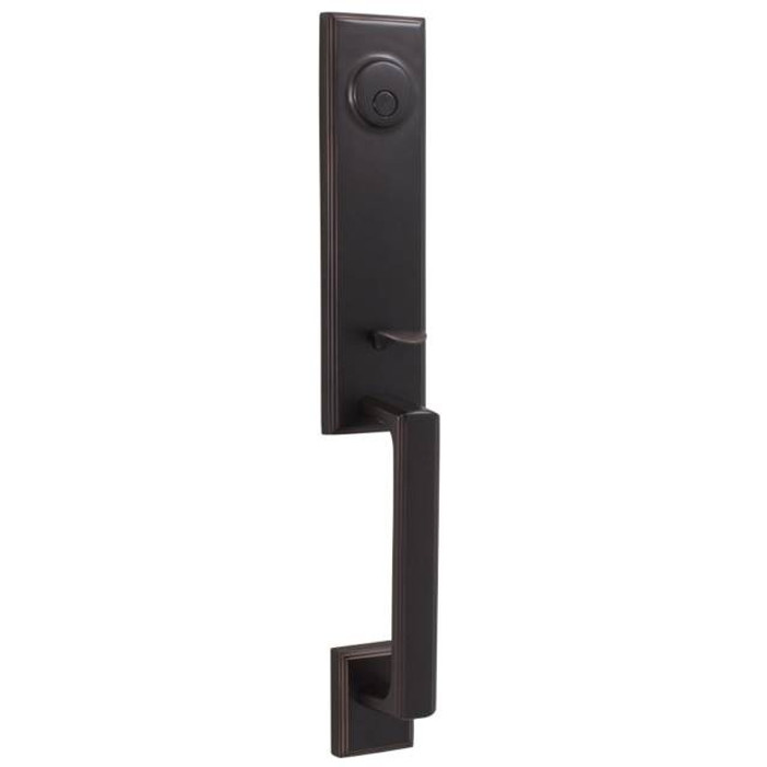 Weslock 6685 Woodward I Exterior Dummy Handleset Oil Rubbed Bronze Finish