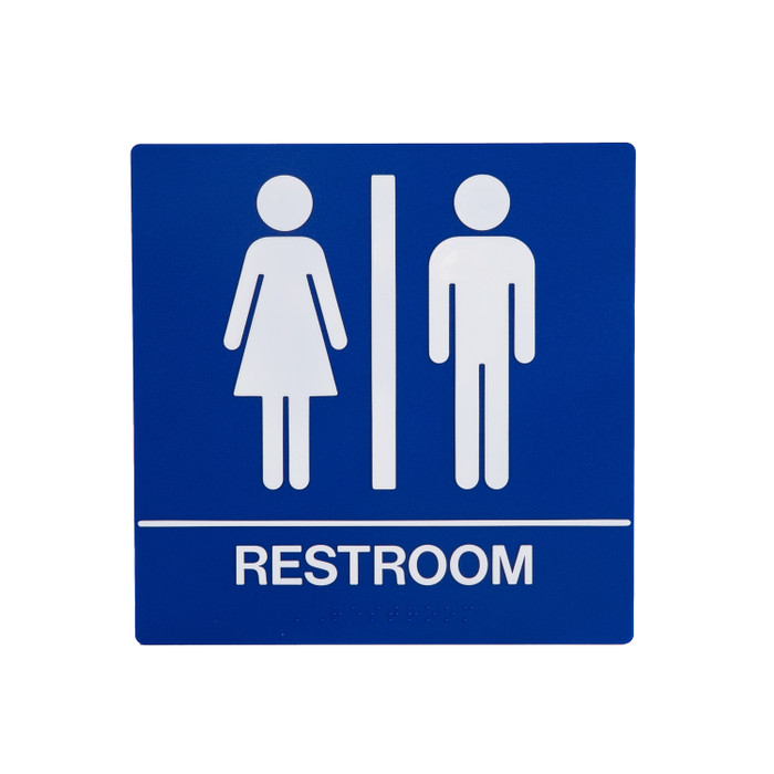 Trimco 500 and 750 Series Restroom Signage