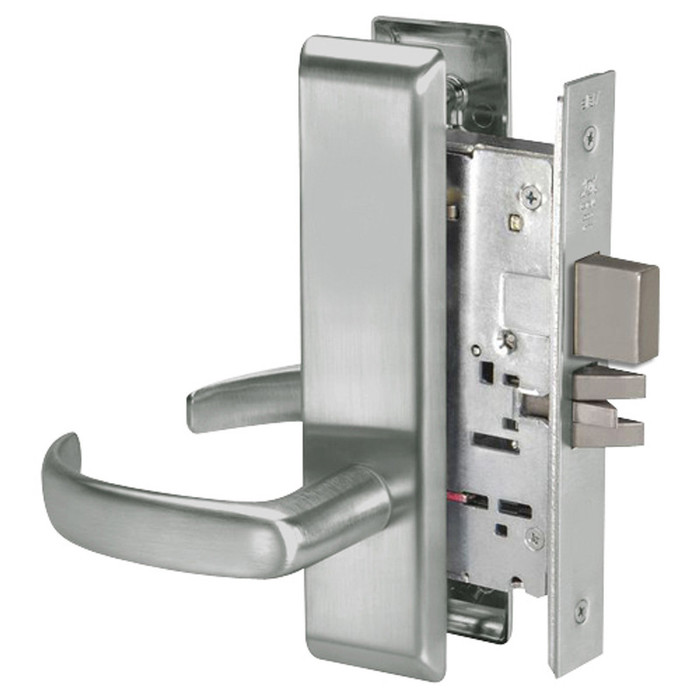 Yale 8802FL Grade 1 Privacy with Deadbolt Mortise Lock, Pacific Beach Lever