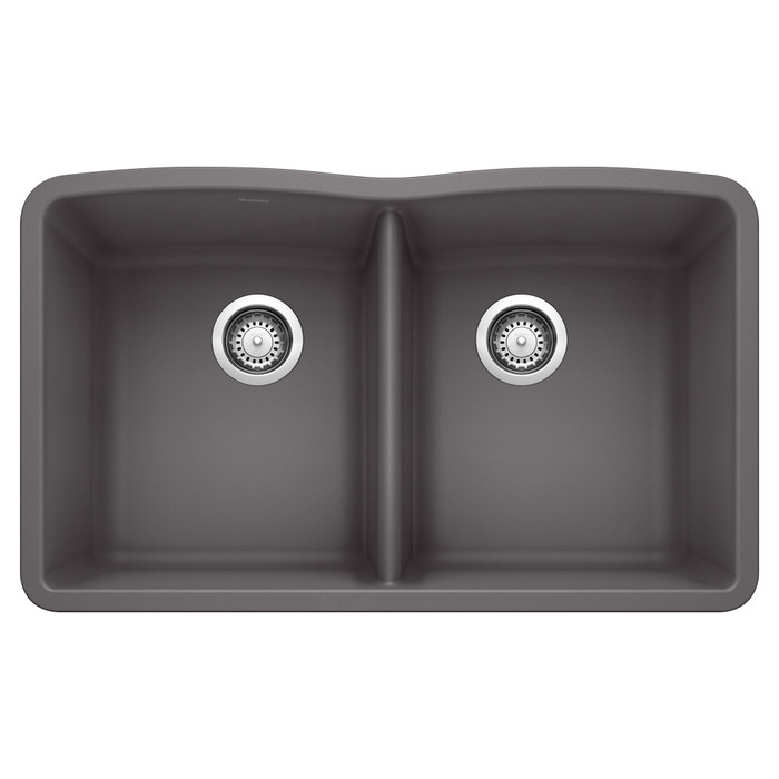 Blanco DIA440DU50 Diamond SILGRANIT 50/50 Double Bowl Undermount Kitchen Sink