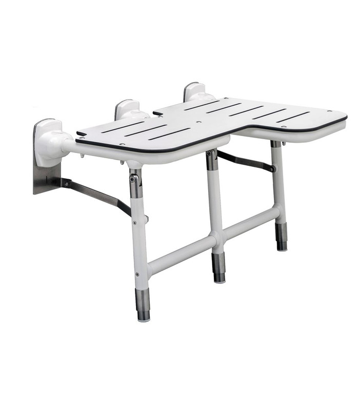 Bobrick B-918116L Folding Shower Bariatric Seat, Right