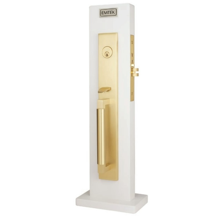 Emtek 3336 Hercules Smooth  Full Length Mortise Entrance Handleset - Entry Set