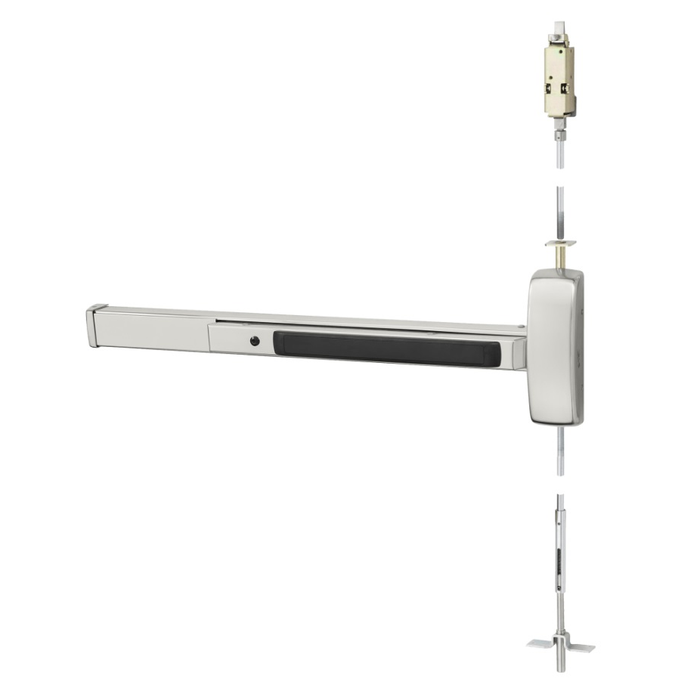 Sargent MD8610 Dummy Function Concealed Vertical Rod Exit Device for 1-3/4" to 2-1/4" Metal Doors