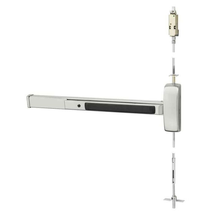 Sargent MD8643 Classroom Function Concealed Vertical Rod Exit Device with Freewheeling Trim