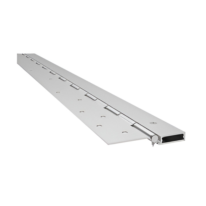 Pemko Markar HS303 Series Half Surface Continuous Hinge with 304 Stainless Steel Construction and Grade 1 Performance