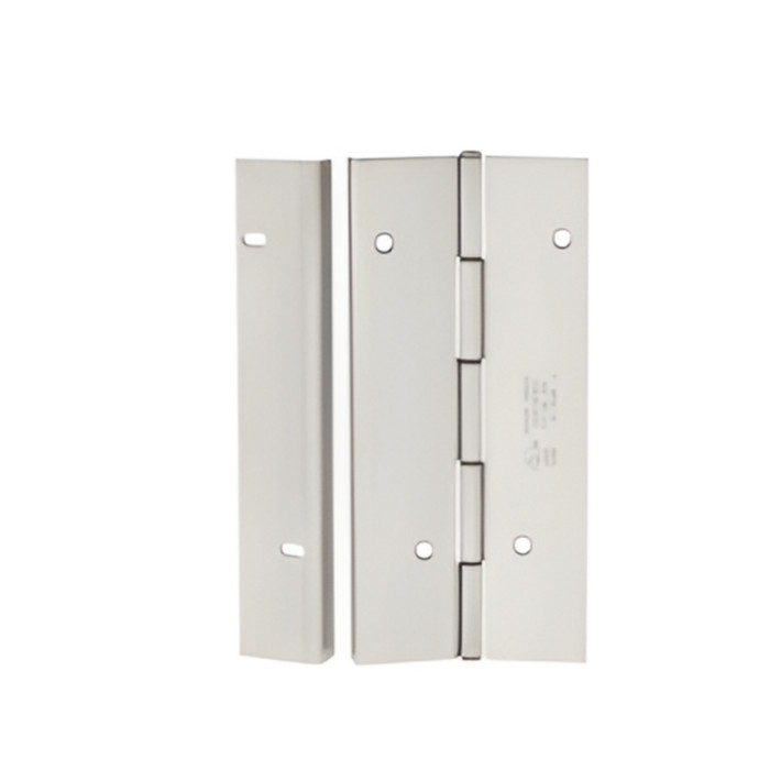 Pemko Markar HG305 Fire-Rated Continuous Hinge Guard - 304 Stainless Steel with 600 lb Capacity