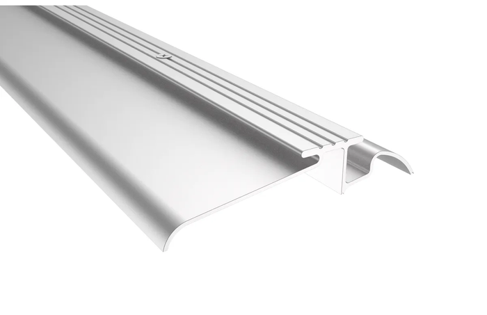 Pemko 136 Series Residential Interlocking Threshold with Water Return, Widths of 4-7/8â€ and Heights of 1"