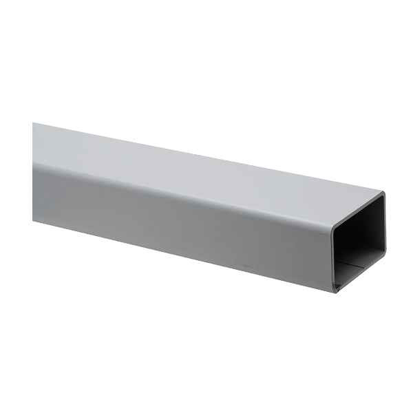 Von Duprin 4954 Series Steel Mullion in SP28 Aluminum Painted finish, hollow rectangular steel tube profile