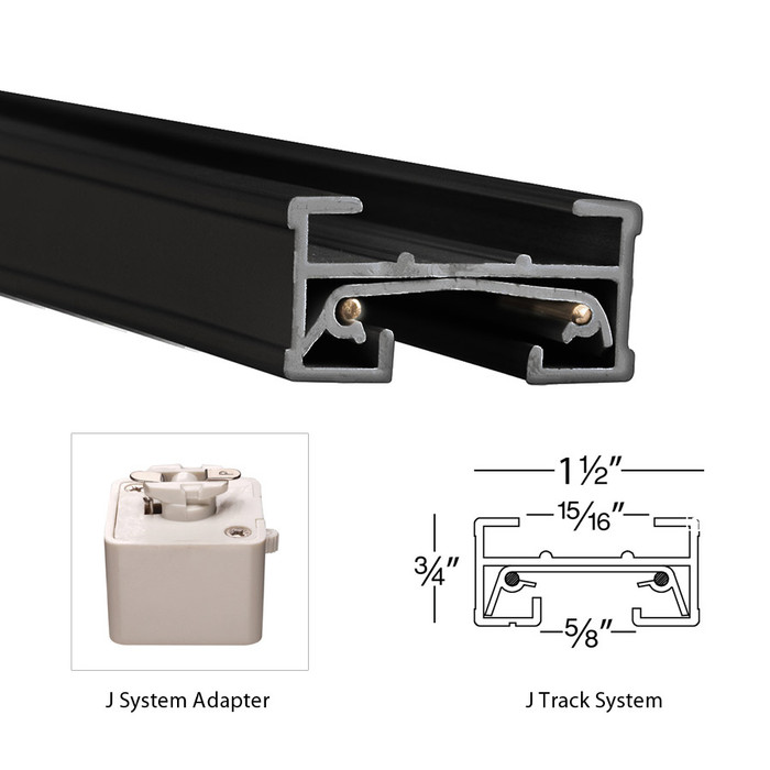 WAC Lighting J Track Right L Connector Track Component WAC Lighting J Track Right L Connector Track Component