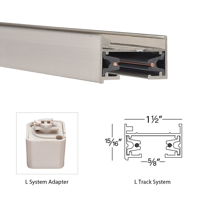 WAC Lighting L Track Flexible Track Connector Track Component