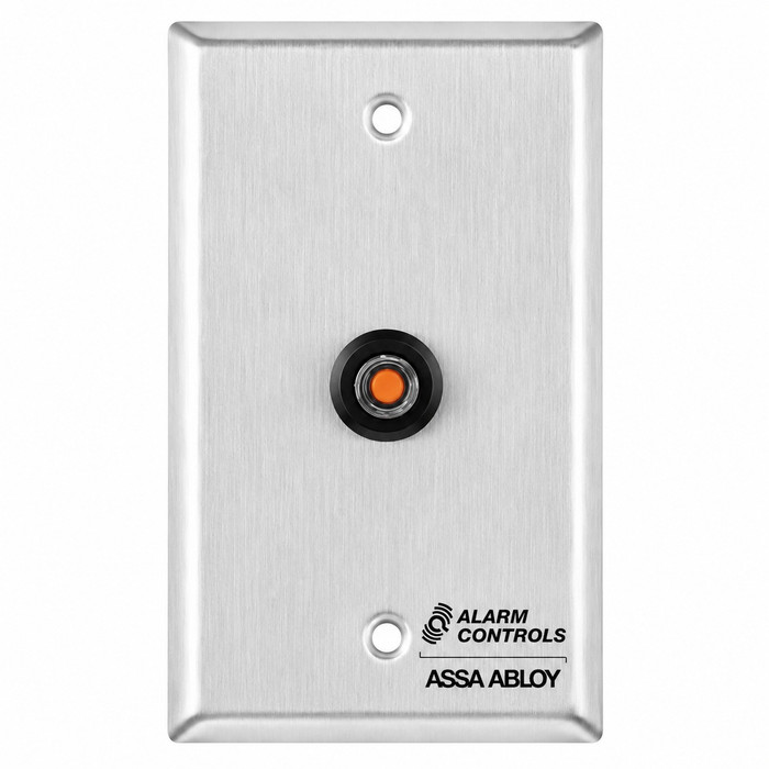 Alarm Controls RP Series - Push Button Remote Plates - RP44, RP4, RP46, RP47, RP48 With Indicating Shunt Switch