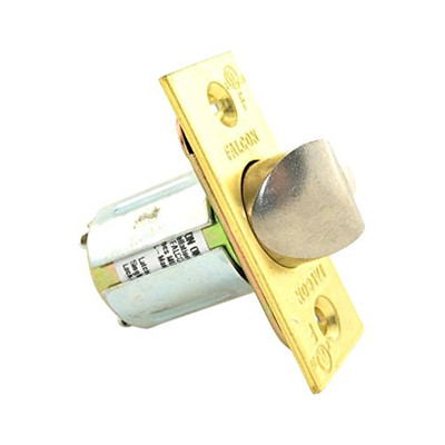 Falcon Q330-203 W Series Square Corner Deadlatch Faceplate with 2-3/8" Backset