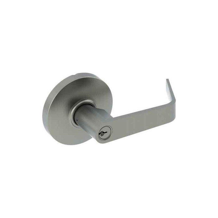 Hager 3553 Grade 2 Cylindrical Withnell Entry Lever with 2-3/4" Backset, ASA Strike and Schlage C Keyway