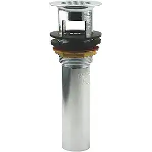 Grid Drain with 1-1/2 Inch Opening and 4 Inch Tailpiece, Polished Chrome - THP5067#CP