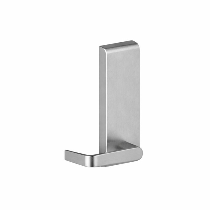 Hager 47BE 4700 Series Exit Trim, Blank Escutcheon, Steel Body, Zinc Withnell Lever, Non-Handed