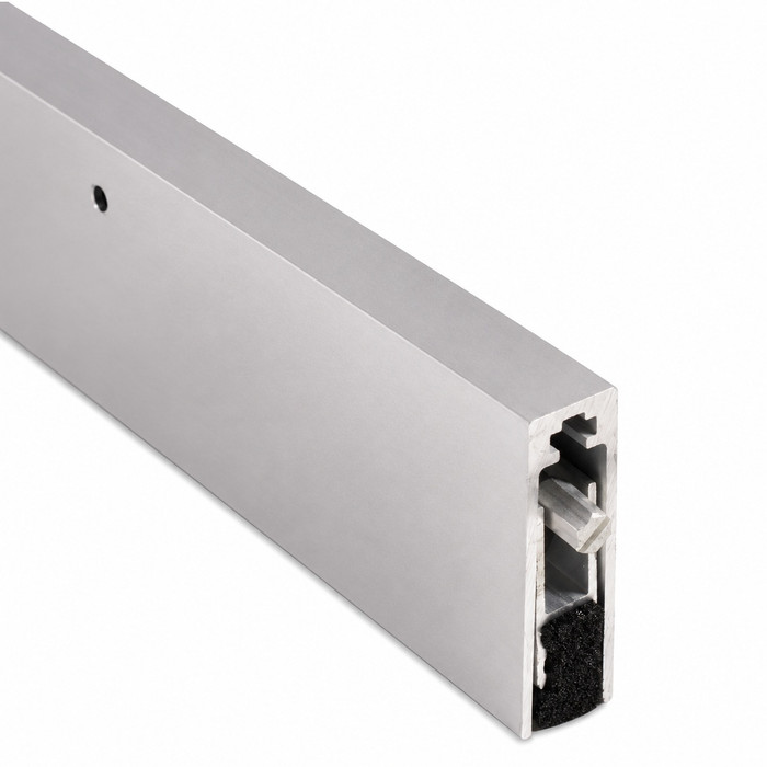 NGP 222WH Series Automatic Door Bottom with Nylon Brush Seal