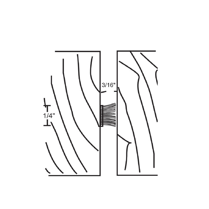 NGP 340P Self-Adhesive Pile Astragal, 36 Inch, Gray Primer