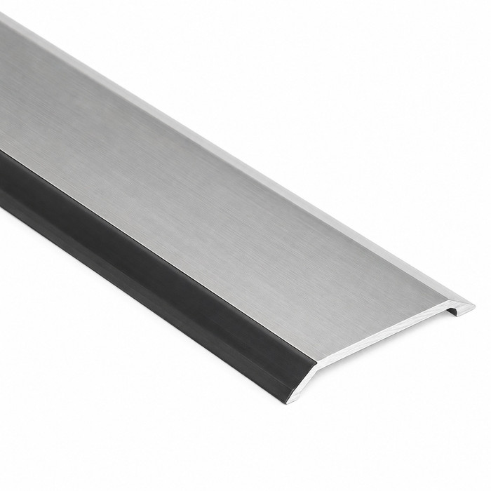 NGP 411 1/4" Smooth Surface Threshold, Milled Aluminum Finish
