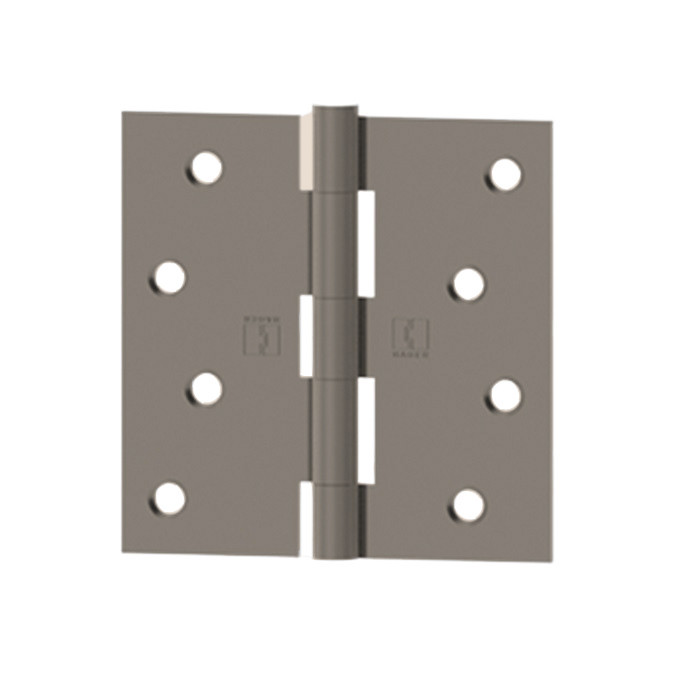 Hager 1541 Full Mortise Plain Bearing Residential Hinge with Stainless Steel Construction and 5 Knuckle Design