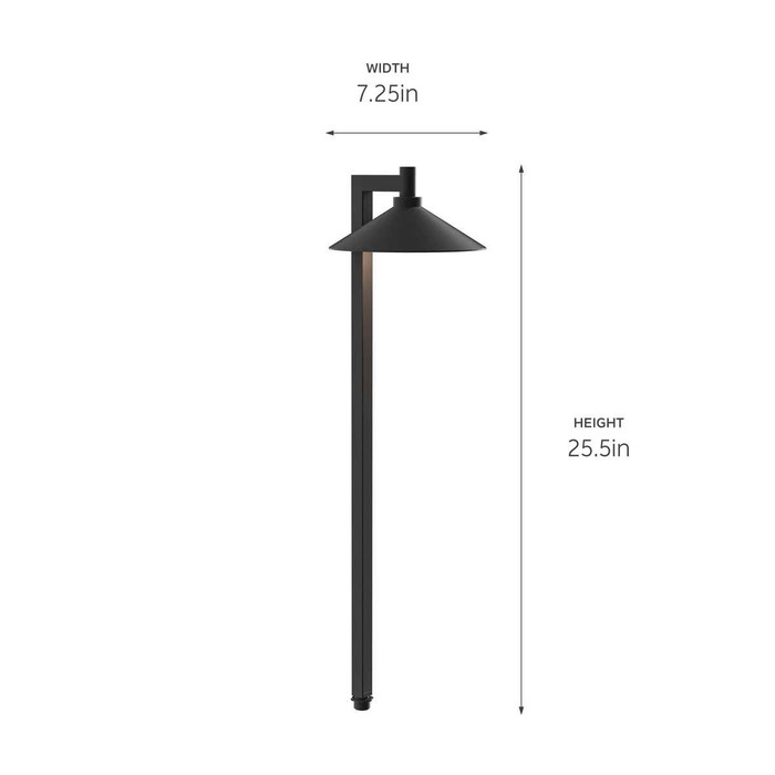 Kichler 15800R - Ripley LED Landscape _Path_Light