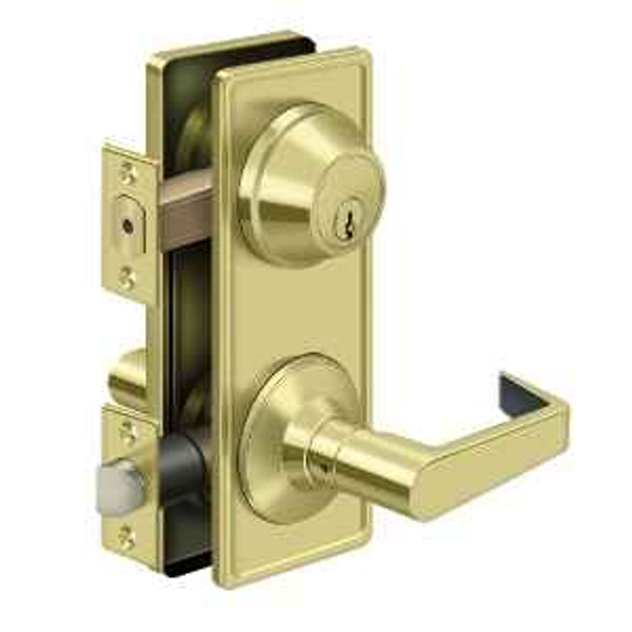 Deltana Deltana CL308ILC Interconnected Lock Grade 2, Passage with Clarendon Lever DEL-CL308ILC