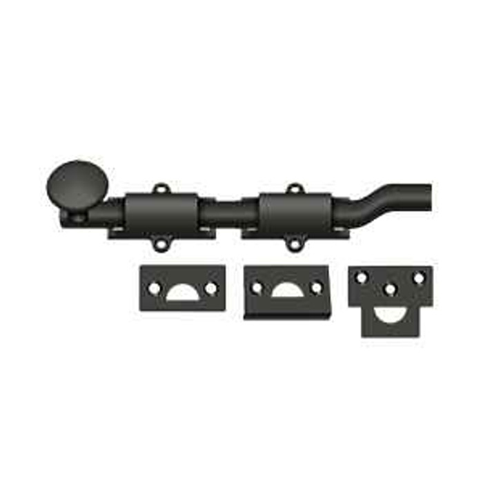 Deltana Deltana FPG6 6" Surface Bolt with Off-Set, Heavy-Duty DEL-FPG6