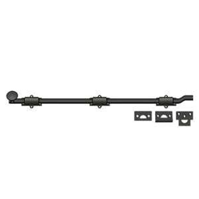 Deltana Deltana FPG24 24" Surface Bolt with Off-Set, Heavy-Duty DEL-FPG24