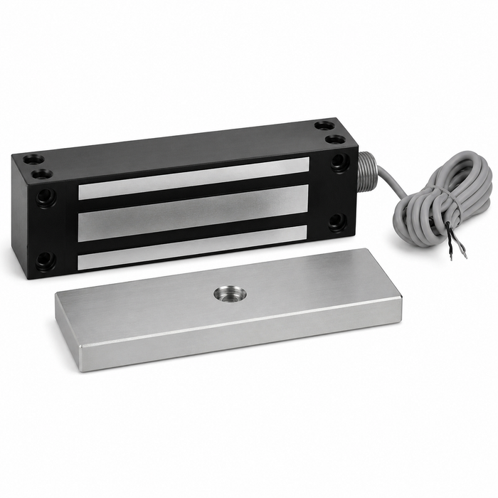RCI 8380 GateMag Electromagnetic Gate Lock with Remote Lock Status - 1500 Lb Holding Force, 12/24 VDC