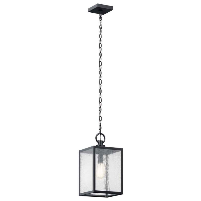 Kichler 59008 - Lahden 17.25" 1-Light Outdoor Convertible_Pendant_Light/Semi-Flush_Light