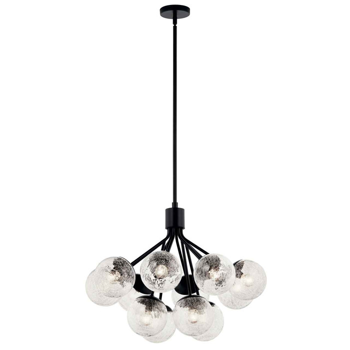Kichler 52701 - Silvarious Convertible_12-Light Chandelier