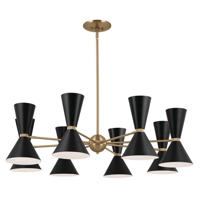 Kichler 52567 - Phix 48.75" 16-Light 1-Tier Large Chandelier