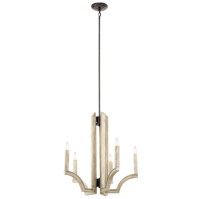 Kichler 44260 - Botanica 5-Light Medium-Size 1-Tier Chandelier