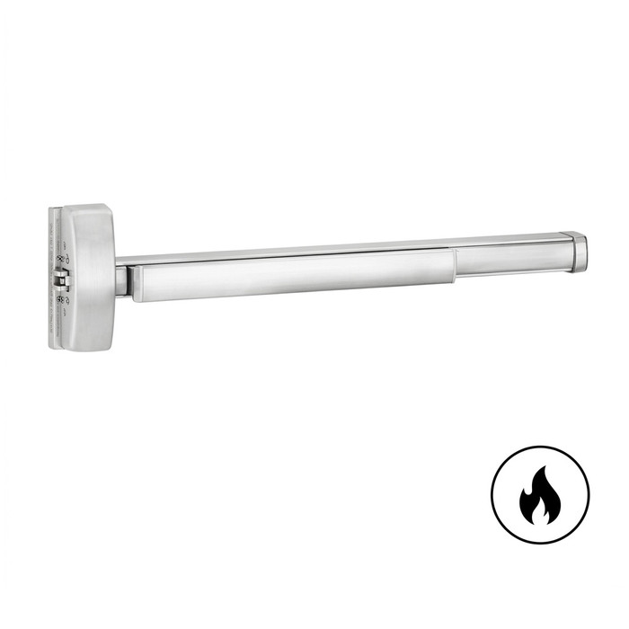 Precision Hardware Inc (PHI) 2101 Series - Fire Rated 36" Exit Only, Wide Stile Reversible Rim Exit Device