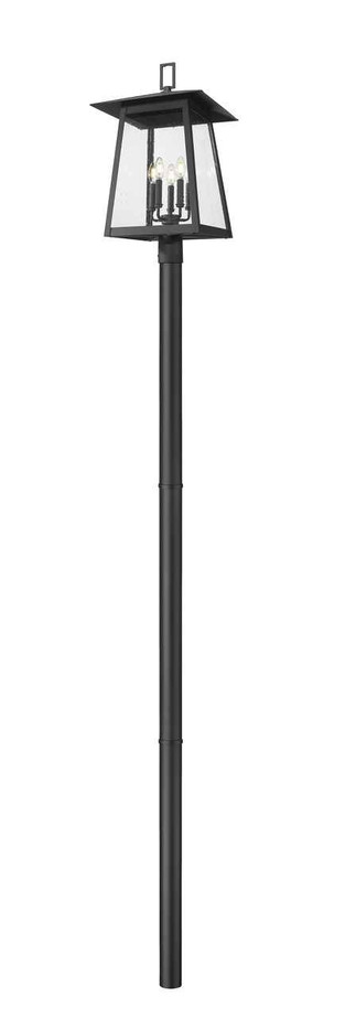 Z-Lite 5015PHXLR-5009P96 Rainer Collection 5-Light Outdoor Post Mounted Light Fixture