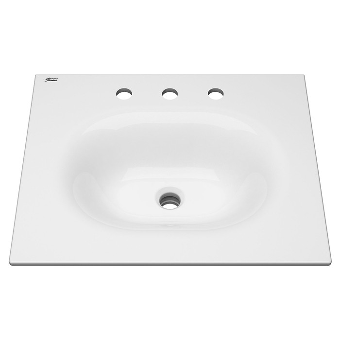 American Standard Studio S 24-Inch Vitreous China Vanity Sink Top 8-Inch Centers - AMS-1297008