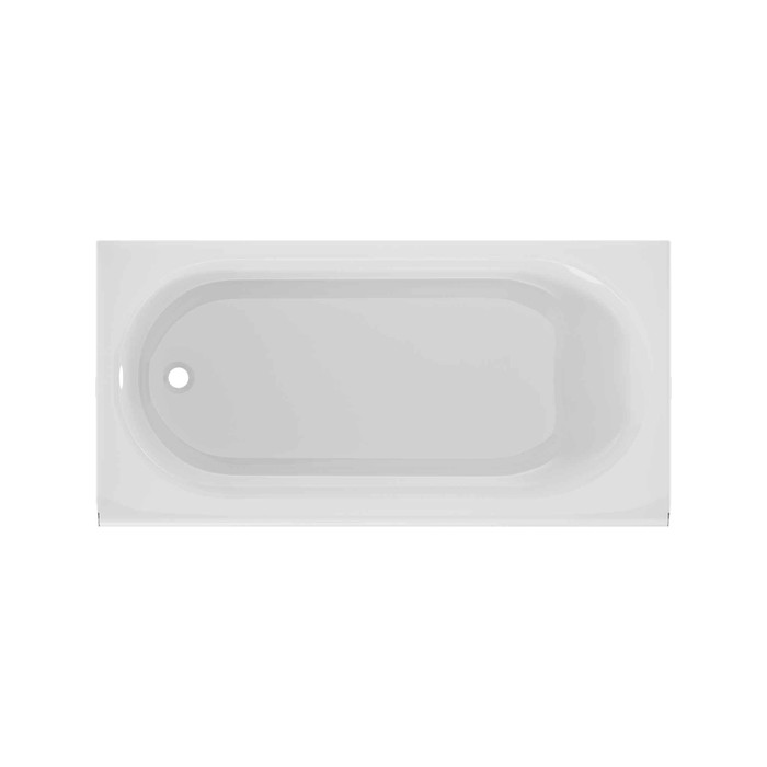 American Standard Princeton PRO Steel 60 x 30-inch Above Floor Rough Integral Apron Bathtub with Left-Hand Outlet - AMS-1392202