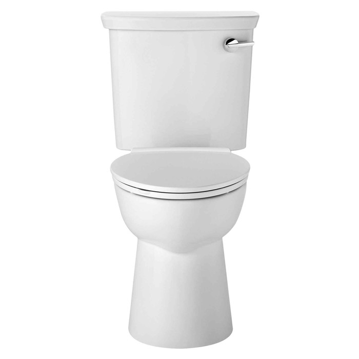 American Standard VorMax Two-Piece 1.0 gpf/3.8 Lpf Chair Height Right-Hand Trip Lever Elongated Toilet Less Seat - AMS-238AA115