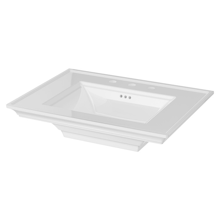American Standard Town Square S 8-Inch Widespread Pedestal Sink Top - AMS-297008