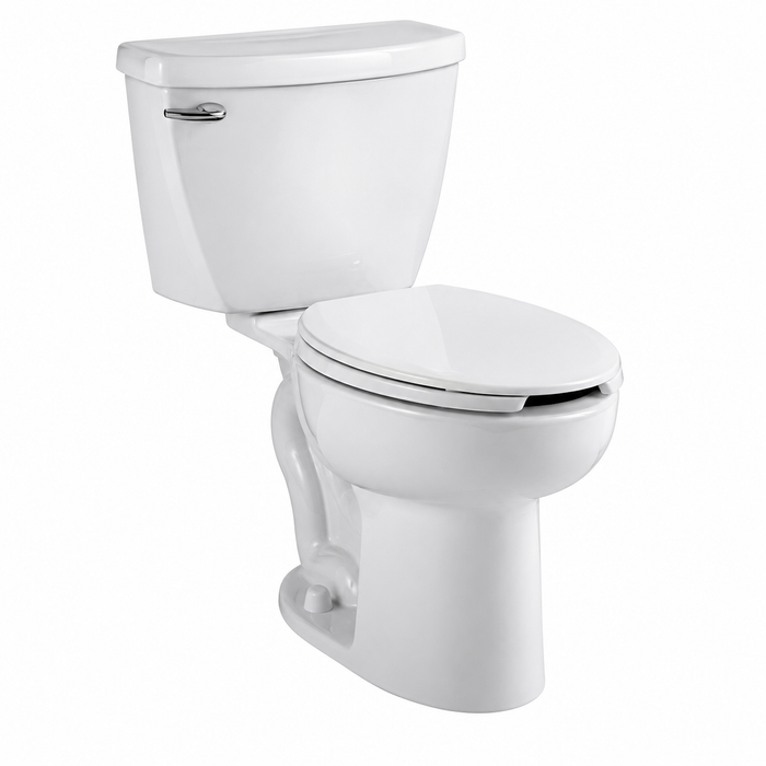 American Standard Cadet Two-Piece Pressure Assist 1.1 gpf/4.2 Lpf Elongated EverClean Toilet - AMS-2462100