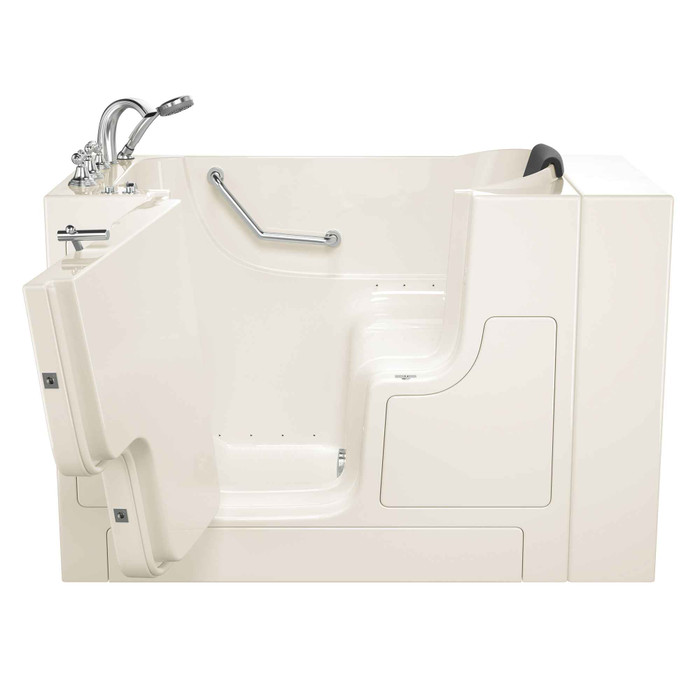 American Standard Gelcoat Premium Series 30 x 52 -Inch Walk-in Tub With Air Spa System - Left-Hand Drain With Faucet - AMS-3052OD.109.AL