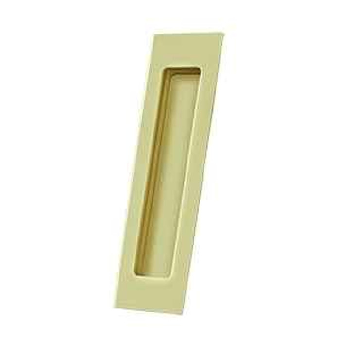 Deltana Deltana FP7178 Flush Pull, Rectangular, Heavy-Duty, 7" x 1-7/8" x 3/8", Solid Brass DEL-FP7178