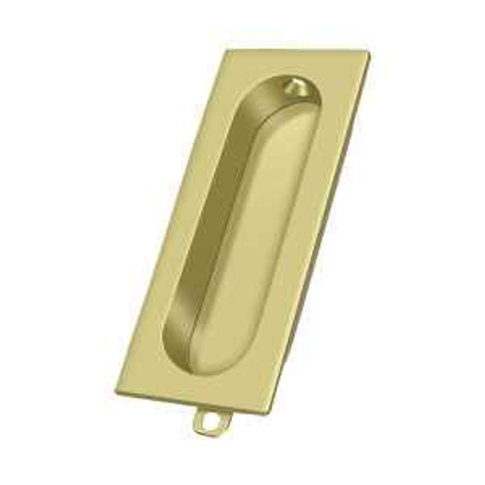 Deltana Deltana FP222 Flush Pull, Rectangle, 3-1/8" x 1-3/8" x 1/2" DEL-FP222