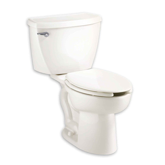 American Standard Cadet Two-Piece Pressure Assist 1.1 gpf/4.2 Lpf Chair Height Elongated EverClean Toilet With Bedpan Lugs - AMS-2467136